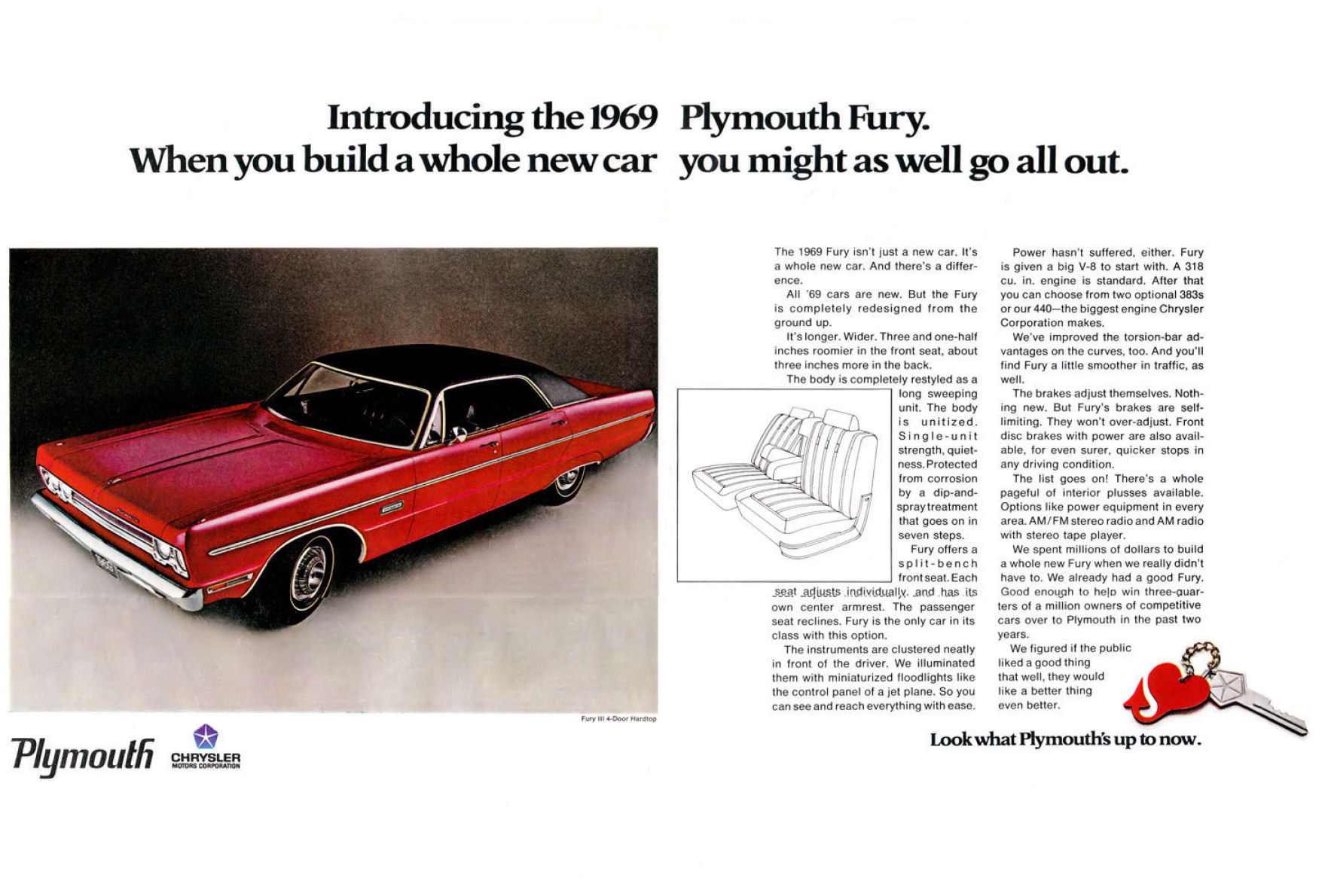 1969 Plymouth Auto Advertising